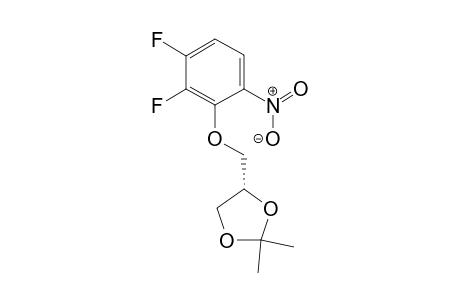 (S)-3,4-Difluoro-2-[(2',3'-isopropylidenedioxylpropyl)oxy]nitrobenzene