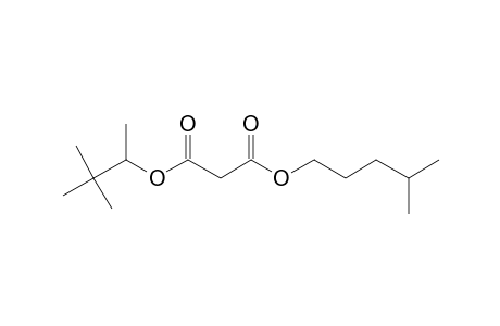 Malonic acid, 3,3-dimethylbut-2-yl isohexyl ester