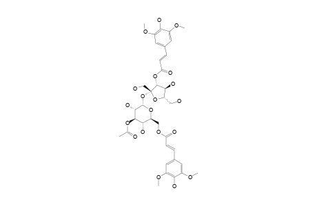 BETA-D-(3-0-SINAPOYL)-FRUCTOFURANOSYL-ALPHA-D-(3-0-ACETYL-6-0-SINAPOYL)-GLUCOPYRANOSIDE
