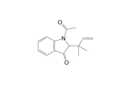 1-Acetyl-2-(1,1-dimethylallyl)indolin-3-one