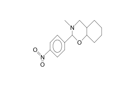 N-Methyl-2-(4-nitro-phenyl)-5,6-(E)-tetramethylene-tetrahydro-1,3-oxazine