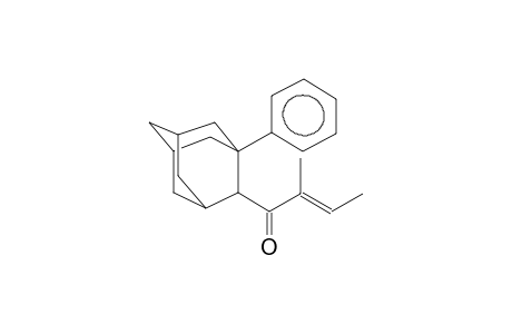 1-PHENYL-2-[(1-METHYL-1E-PROPENYL)CARBONYL]ADAMANTANE
