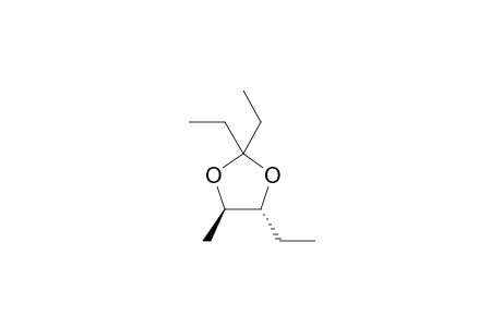 (4R,5R)-2,2,4-Triethyl-5-methyl-1,3-dioxolane