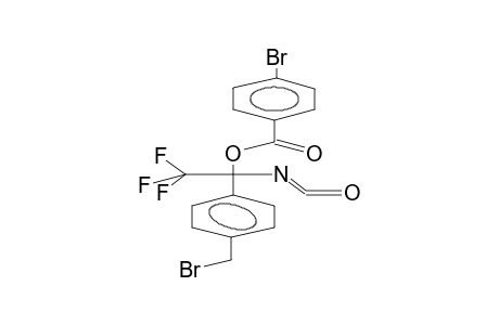 1-ISOCYANATO-1-(4-BROMOMETHYLPHENYL)-2,2,2-TRIFLUOROETHYL 4-BROMOBENZOATE