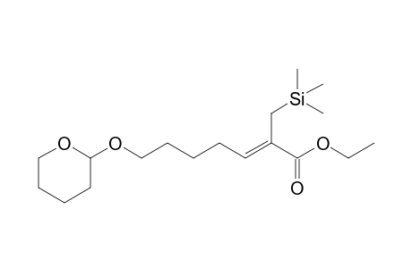 Ethyl (2Z)-7-(Tetrahydropyranyloxy)-2-(trimethylsilylmethyl)-2-heptenoate