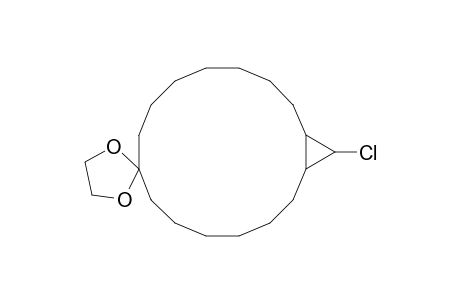 17-Chloro-8,8-ethylenedioxybicyclo[14.1.0]heptadecane