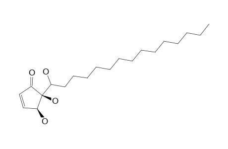 HYGROPHORONE-B-(14);4,5-CIS-4,5-DIHYDROXY-5-(1-HYDROXYPENTADECYL)-2-CYCLOPENTEN-1-ONE