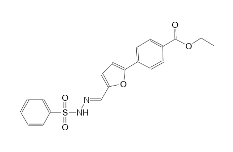 ethyl 4-(5-{(E)-[(phenylsulfonyl)hydrazono]methyl}-2-furyl)benzoate
