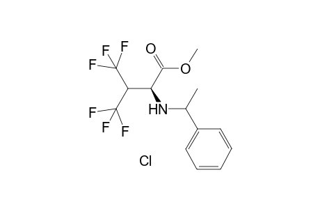 (S,R)-Methyl 4,4,4-trifluoro-2-[(R)-1-phenylethylaminium]-3-(trifluoromethyl)butanoate chloride