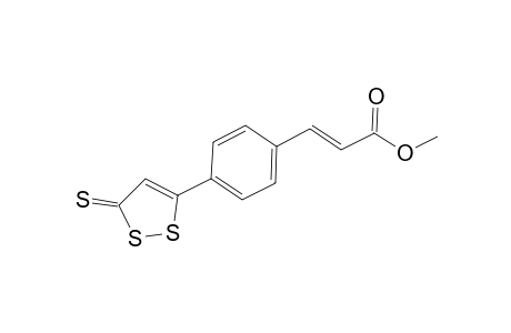 5-{4'-[(2''-Methoxycarbonyl)ethenyl]phenyl]-3H-1,2-thiole-3-thione