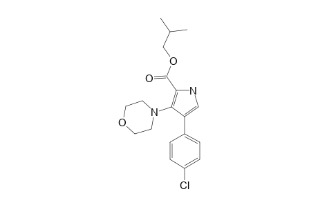 2-methylpropyl 4-(4-chlorophenyl)-3-morpholin-4-yl-1H-pyrrole-2-carboxylate