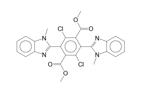 2,5-Dichloro-3,6-bis-(1-methyl-1H-benzoimidazol-2-yl)-terephthalic acid, dimethyl ester