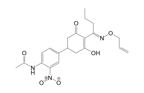 Acetamide, N-[4-[3-hydroxy-5-oxo-4-[1-[(2-propenyloxy)imino]butyl]-3-cyclohexen-1-yl]-2-nitrophenyl]-