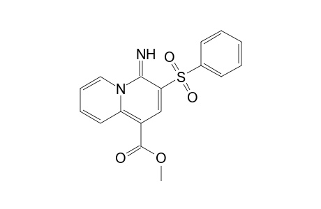 Methyl 4-imino-3-(phenylsulfonyl)-4H-quinolizine-1-carboxylate
