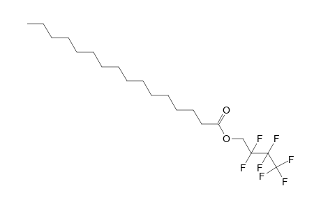 Hexadecanoic acid, 2,2,3,3,4,4,4-heptafluorobutyl ester