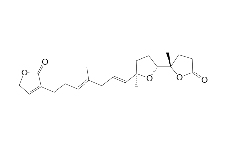 5'-[7-(2",5"-Dihydro-2"-oxofuran-3"-yl)-4-methylhepta-1,4-dien-1-yl]-hexahydro-2,5'-dimethylf[2,2'-bifuran]-5(2H)-one