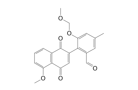 5-Methoxy-2-(2-methoxymethoxy-4-methyl-6-formylphenyl)-1,4-naphthoquinone