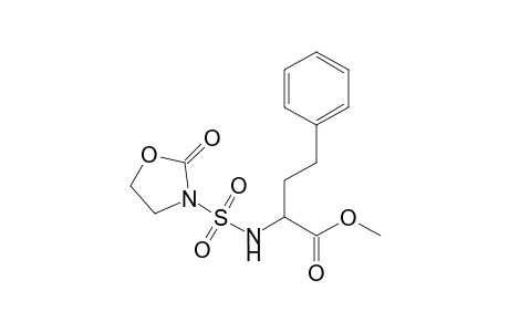 Methyl 2-{[(2'-oxo-1',3'-oxazolan-3'-yl)sulfonyl]amino}-4-phenylbutanoate