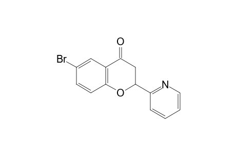 6-bromo-2-(2-pyridyl)-4-chromanone