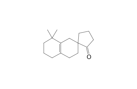 8,8-Dimethyl-1,2,3,4,5,6,7,8-octahydronaphthalene-2-spiro-1'-cyclopentan-2'-one