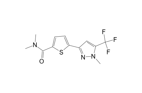 Thiophene-2-carboxamide, 5-(5-trifluoromethyl-1-methyl-3-pyrazolyl)-N,N-dimethyl-