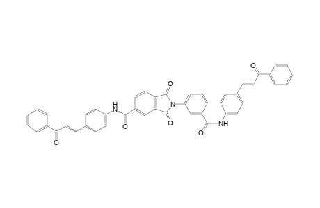 1,3-dioxo-2-[3-({4-[(1E)-3-oxo-3-phenyl-1-propenyl]anilino}carbonyl)phenyl]-N-{4-[(1E)-3-oxo-3-phenyl-1-propenyl]phenyl}-5-isoindolinecarboxamide