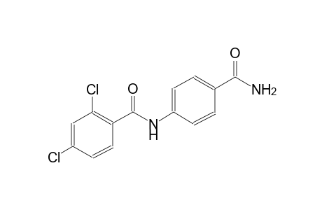 N-(4-aminocarbonylphenyl)-2,4-bis(chloranyl)benzamide