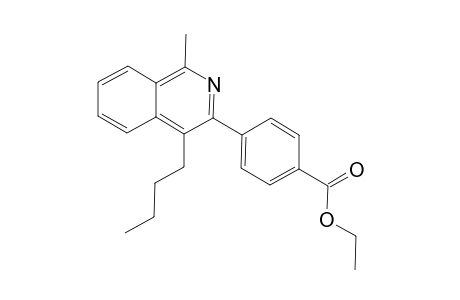 Ethyl 4-(4-n-butyl-1-methylisoquinolin-3-yl)benzoate