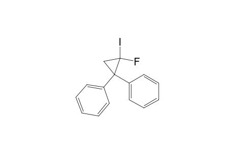 Benzene, 1,1'-(2-fluoro-2-iodocyclopropylidene)bis-
