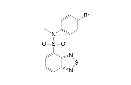 2,1,3-benzothiadiazole-4-sulfonamide, N-(4-bromophenyl)-N-methyl-