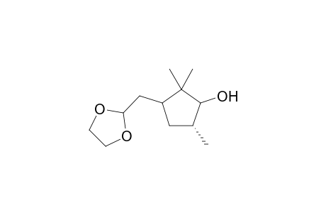 (4' R)-2-(2',2',4'-Trimethyl-3'-hydroxycyclopentyl)methyl-1,3-dioxolane