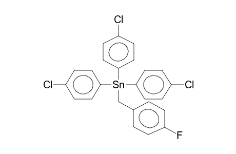 TRIS(4-CHLOROPHENYL)-4-FLUOROBENZYLSTANNANE