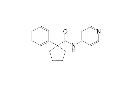 cyclopentanecarboxamide, 1-phenyl-N-(4-pyridinyl)-