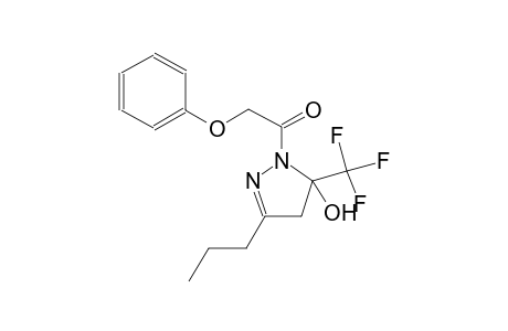 1-(phenoxyacetyl)-3-propyl-5-(trifluoromethyl)-4,5-dihydro-1H-pyrazol-5-ol