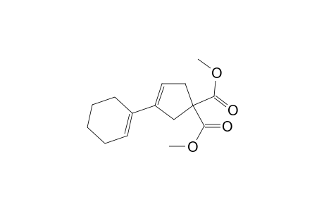 3-(1-cyclohexenyl)cyclopent-3-ene-1,1-dicarboxylic acid dimethyl ester