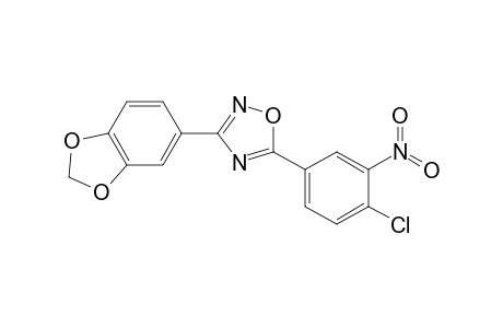 1,2,4-Oxadiazole, 3-(1,3-benzodioxol-5-yl)-5-(4-chloro-3-nitrophenyl)-