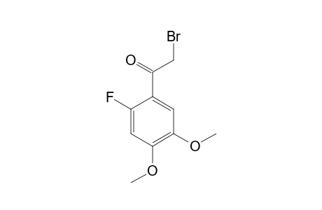 2-Bromanyl-1-(2-fluoranyl-4,5-dimethoxy-phenyl)ethanone