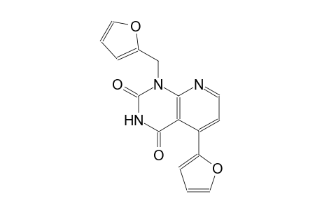 pyrido[2,3-d]pyrimidine-2,4(1H,3H)-dione, 5-(2-furanyl)-1-(2-furanylmethyl)-
