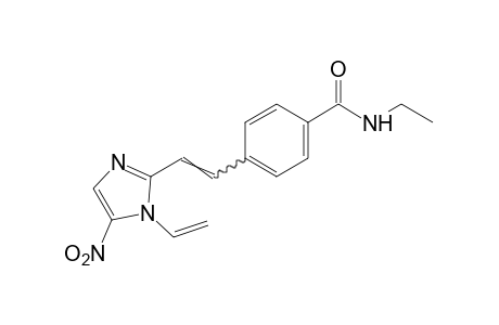 N-ethyl-p-[2-(5-nitro-1-vinylimidazol-2-yl)vinyl]benzamide