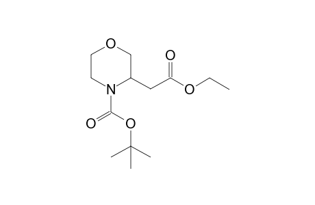 3-(2-Ethoxy-2-keto-ethyl)morpholine-4-carboxylic acid tert-butyl ester