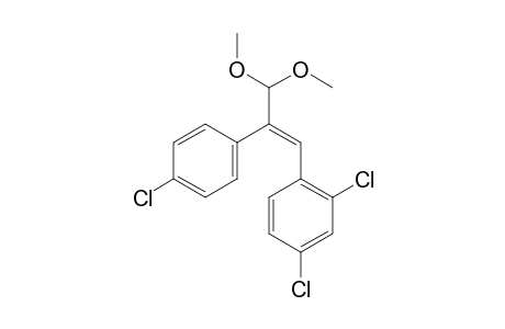 2-(4-Chloro-phenyl)-1-(2,4-dichloro-phenyl)-3,3-dimethoxy-trans-1-propene