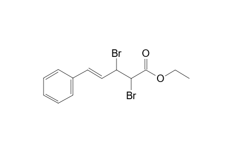 Ethyl (E)-2,3-Dibromo-5-phenylpent-4-enoate