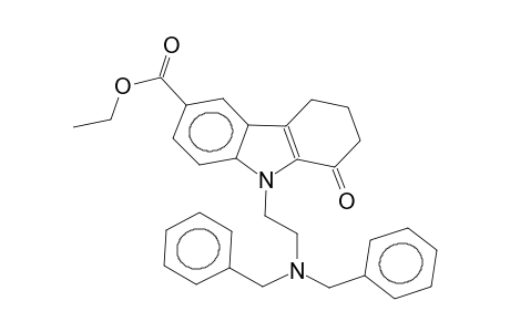 9-(2-dibenzylaminoethyl)-6-ethoxycarbonyl-1,2,3,4-tetrahydrocarbazole-1-one