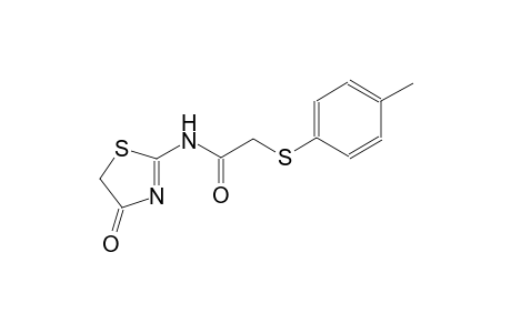 2-[(4-methylphenyl)sulfanyl]-N-(4-oxo-4,5-dihydro-1,3-thiazol-2-yl)acetamide