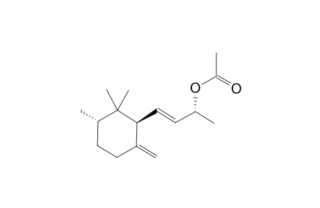 (+)-(2S,6S,9R)-Irol Acetate
