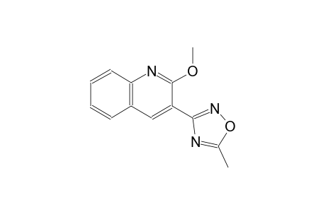 2-Methoxy-3-(5-methyl-1,2,4-oxadiazol-3-yl)quinoline