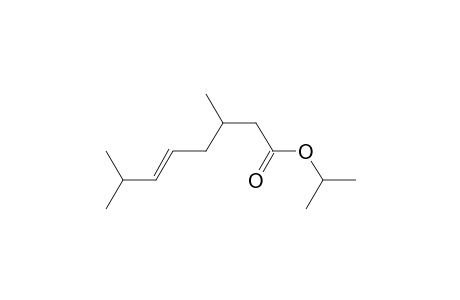 isopropyl 3,7-dimethyl-5E-octenoate