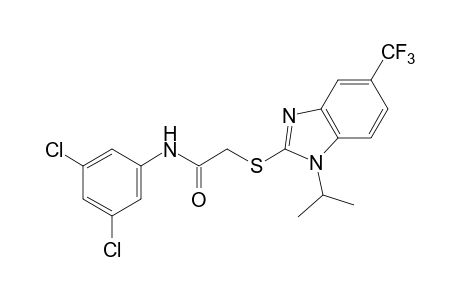 3',5'-dichloro-2-[{1-isopropyl-5-(trifluoromethyl)benzimidazol-2-yl]thio}acetanilide