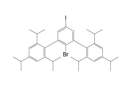 2,6-bis(2',4',6'-Triisopropylphenyl)-4-iodo-1-bromobenzene