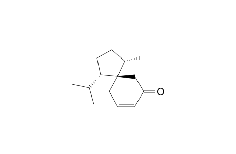 (1S,4S,5R)-1-methyl-4-propan-2-yl-9-spiro[4.5]dec-7-enone